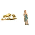 thumbnail image 1 of Estatua de escritorio,Figura decorativa de pelea de toros y osos,Colecciones de esculturas de toros,artesanía de resina,decoración,Estatua,Colección religiosa de la estatua de la Virgen María, 1 of 8