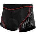 thumbnail image 2 of Cycling Underwear Men,Padding MTB Liner Mountain Biking Tights Road Riding Red Liner XL, 2 of 7