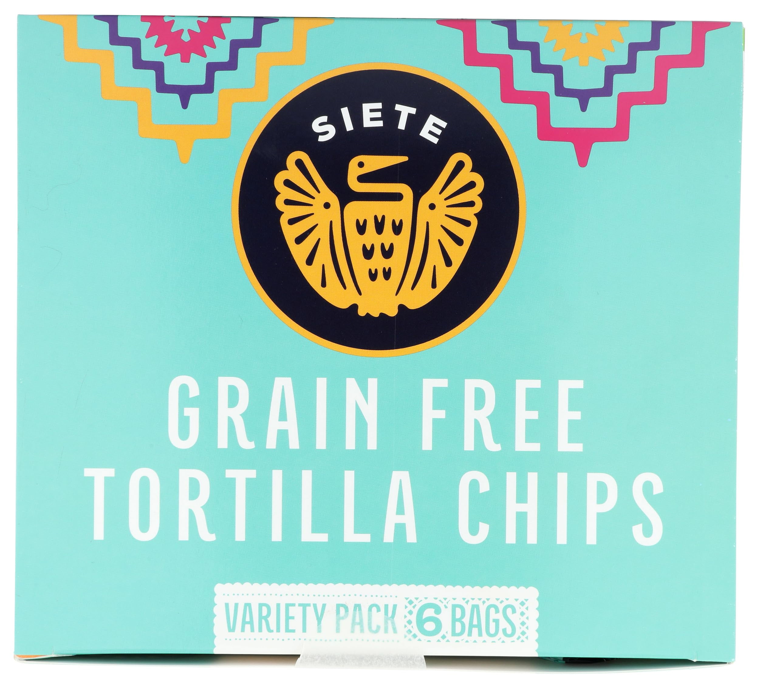 Siete Family Foods Tortilla Chip Variety Pack, 6 Pack