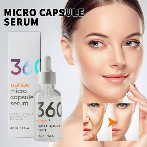 Serum With Micro Capsules Anti-aging Firming Skin Pore Shrinking Essence 30ml Fff