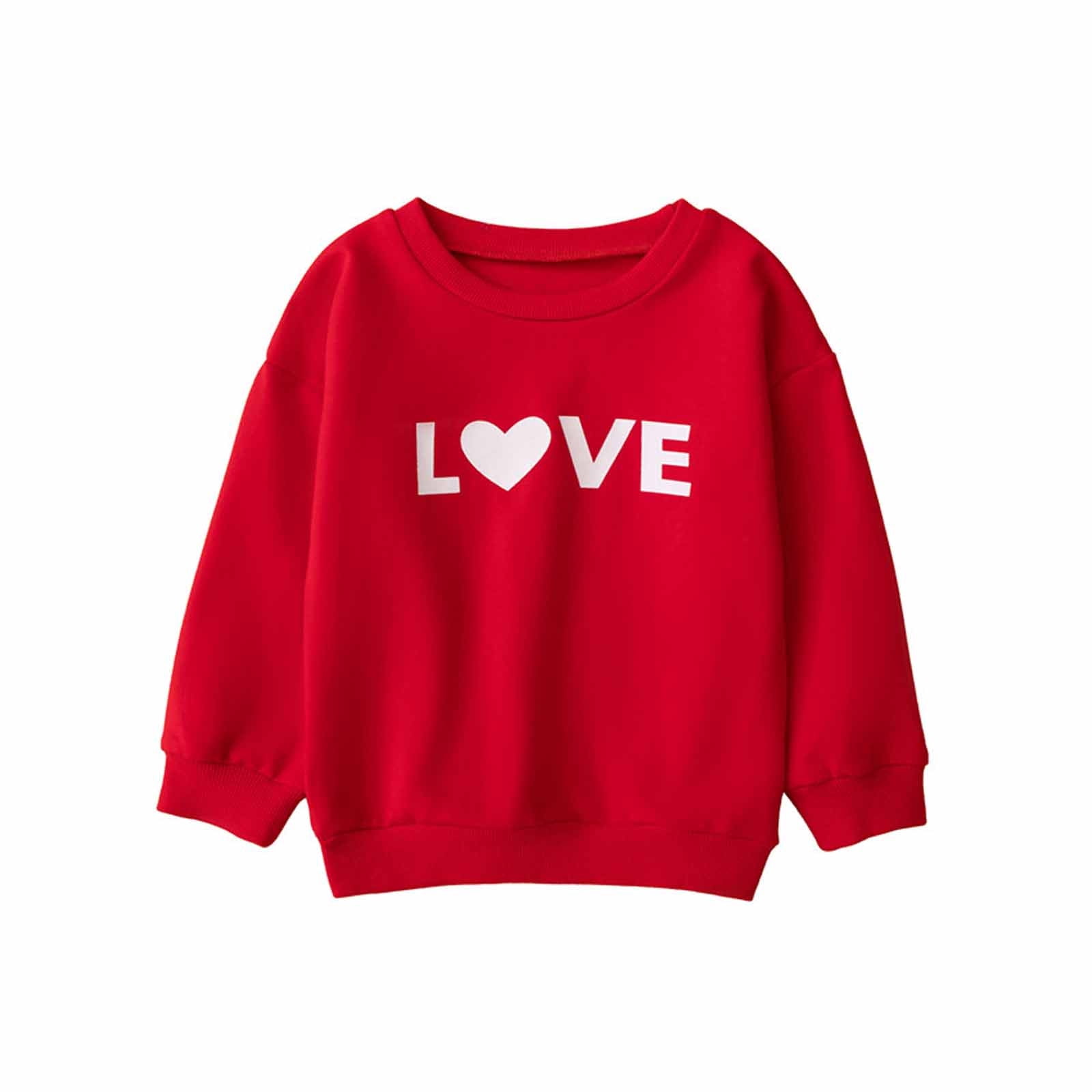 Sudadera Para Niños Pequeños Bebés Y Niñas Niños Día De San Valentín ...