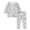 0-White412, variant on WOYY Birthday Outfits for Girls DIY Coloring Long Sleeve Top Pants Sleepwear, Sizes 8-10