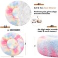 thumbnail image 4 of Dog Bed Calming Dog Beds for Small Medium Large Dogs - Round Donut Washable Dog Bed, Anti-Slip Faux Fur Fluffy Donut Cuddler Anxiety Cat Bed, 4 of 7