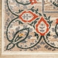 thumbnail image 3 of Superior Edda Rustic Floral Paisley Tan Indoor Runner Rug for Hallways, Entryways, 2' 7" x 8', 3 of 4