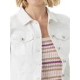 thumbnail image 4 of Jessica Simpson Women's and Women's Plus Uptown Jean Cropped Denim Jacket, 4 of 5