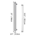 thumbnail image 2 of VEVOR Filtro esterilizador purificador de agua UV, filtro de agua con luz UV para purificación de agua en toda la casa, 12 GPM 110 V 55 W, 3 lámparas UV + 2 fundas de cuarzo, 2 of 8