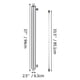 thumbnail image 2 of Filtro esterilizador purificador de agua VEVOR UV, filtro de agua de luz UV para purificación de agua de toda la casa, 12GPM 110V 55W, entrada/salida 3/4" MNTP, 2 of 8