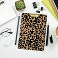 thumbnail image 6 of FMSHPON Leopard Print Clipboard Hardboard Wood Nursing Clip Board and Pull for Standard A4 Letter 13x9 inches, 6 of 7
