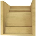 thumbnail image 4 of 12"W x 12"D x 12"H Wide New Brighton Rough Cedar Woodgrain TimberThane Corbel, Primed Tan, 4 of 6
