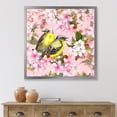 thumbnail image 3 of Designart 'Birds On Pink Cherry Sakura and Apple Flowers I' Traditional Framed Art Print, 3 of 4