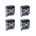 thumbnail image 1 of Plástico Con Energía Solar Lámparas Al Aire Libre 600 Mah Batería Aaa Luces De Valla Solar Ip65 Luces De Calle Solares A Prueba De Agua Luces De Pared Solares Ecológicas Para Parque Jardín 4 Piezas Minnieouse HA027410-02, 1 of 5