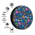 thumbnail image 4 of Fotbe Sea Fish Funda de Llanta de Repuesto con Estampado, Engrosada, Ajuste Universal para Jeep, Remolque, RV, SUV, Camión-14 inch, 4 of 6