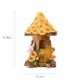 thumbnail image 3 of KQJQS Solar Fairy Garden Houses for Outside Garden Decor, Fairy Garden Accessories Outdoor Decoration for Yard Patio, Lawn Ornaments Garden Statue Gnome House for Outside, 3 of 7