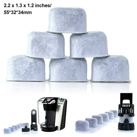 

6 Pcs Coffee Charcoal Water Filter Non-woven Fabric Replaglue for Keurig