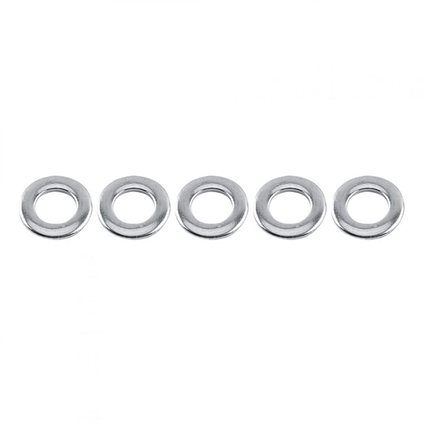 Arandelas Planas De Acero Inoxidable 304, 100 Piezas M3/M4/M5/M6/M8/M10 Kit De Reparación Surtido De Arandelas Planas De Acero Inoxidable
