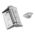 thumbnail image 1 of GROWTH TANK Self Closing Spring Door Hinge Automatic Door Closer Hinge for Fence Kitchen Silver, 1 of 9