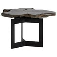 thumbnail image 2 of Home Square Wyatt 31" Modern Wood End Table with Steel Frame in Brown - Set of 2, 2 of 10