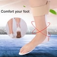 thumbnail image 3 of Órtesis ajustable para caída de pie, corrector de tobillo, soporte protector, férula para pie derecho, talla S/M, 3 of 14