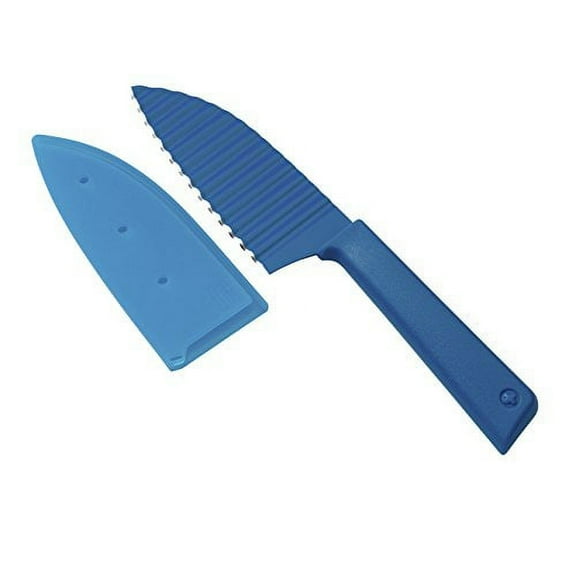 Kuhn Rikon Colori  Krinkle Cut Garnish Knife, Blue