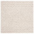 thumbnail image 2 of SAFAVIEH Abstract Ryder Abstract Wool Area Rug, Ivory/Brown, 6' x 6' Square, 2 of 11