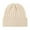Beige, variant on Winter Hat for Men Fleece Lined Knit Caps Soft Warm Solid Color Ski Hats