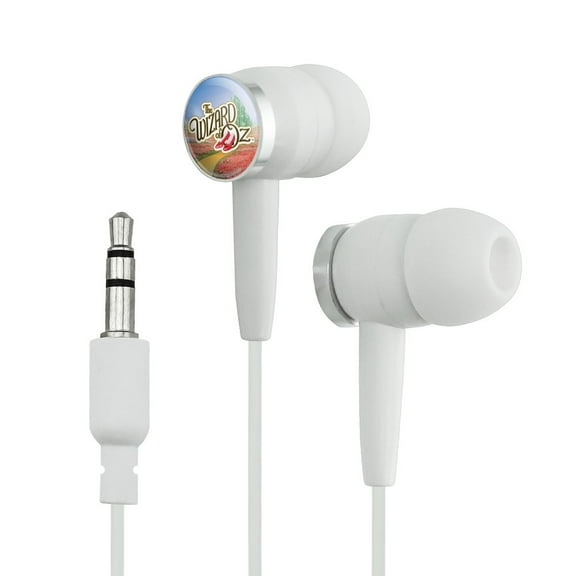 The Wizard of Oz Ruby Slippers Logo Novelty In-Ear Earbud Headphones