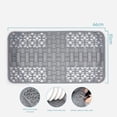 thumbnail image 4 of Alfombrilla de silicona para secar platos, alfombrillas de mesa para fregadero cortables, muebles para el hogar (gris) Hugtrwg Libre de BPA, 4 of 9