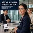 thumbnail image 4 of GenXenon AI Smart Glasses with Translation,AI Assistant,Bluetooth Audio,Voice Recording,Smart Notes,Photo Translator and IP54 Protection, 4 of 9