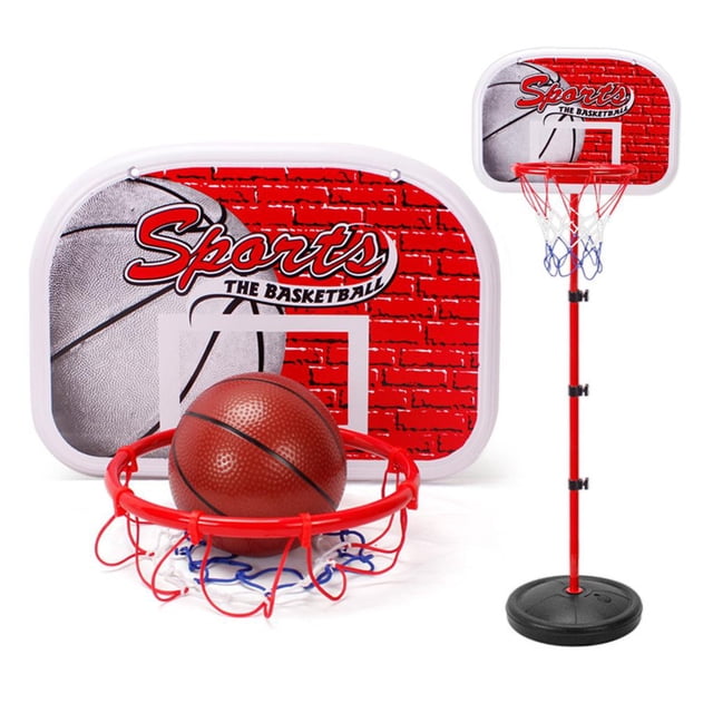 Juego de Soporte de Aro de Baloncesto Baoblaze Mini Soporte Altura de 21 a 59 Pulgadas con Pelota