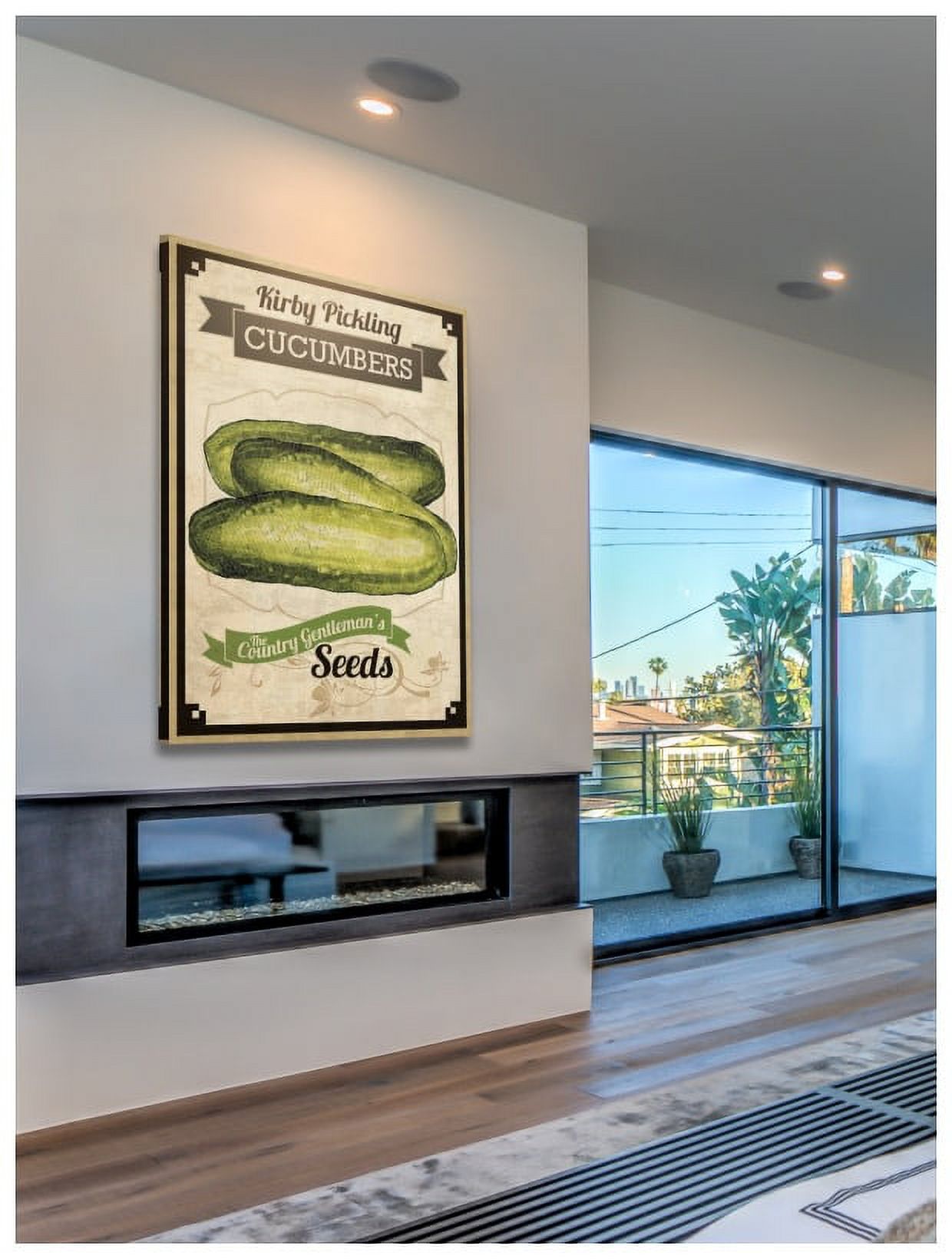 Marmont Hill "Seed Packet Pickle" Painting Print on Canvas