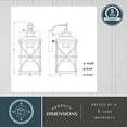 thumbnail image 4 of Vaxcel - Adams - 1 Light Outdoor Wall Mount In Traditional Style-13.75 Inches, 4 of 12