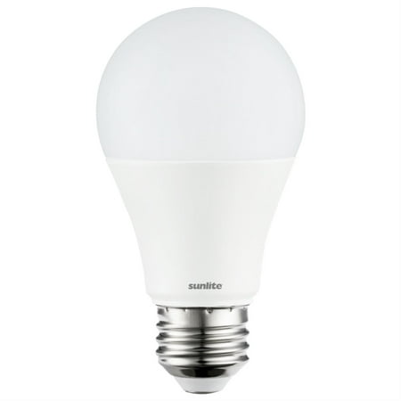

Sunlite 88234-SU LED A19 Standard Light Bulb 6 Watts (40W Equivalent) 450 Lumens Medium Base (E26) Dimmable UL Listed Energy Star 50K- Super White 1 Pack