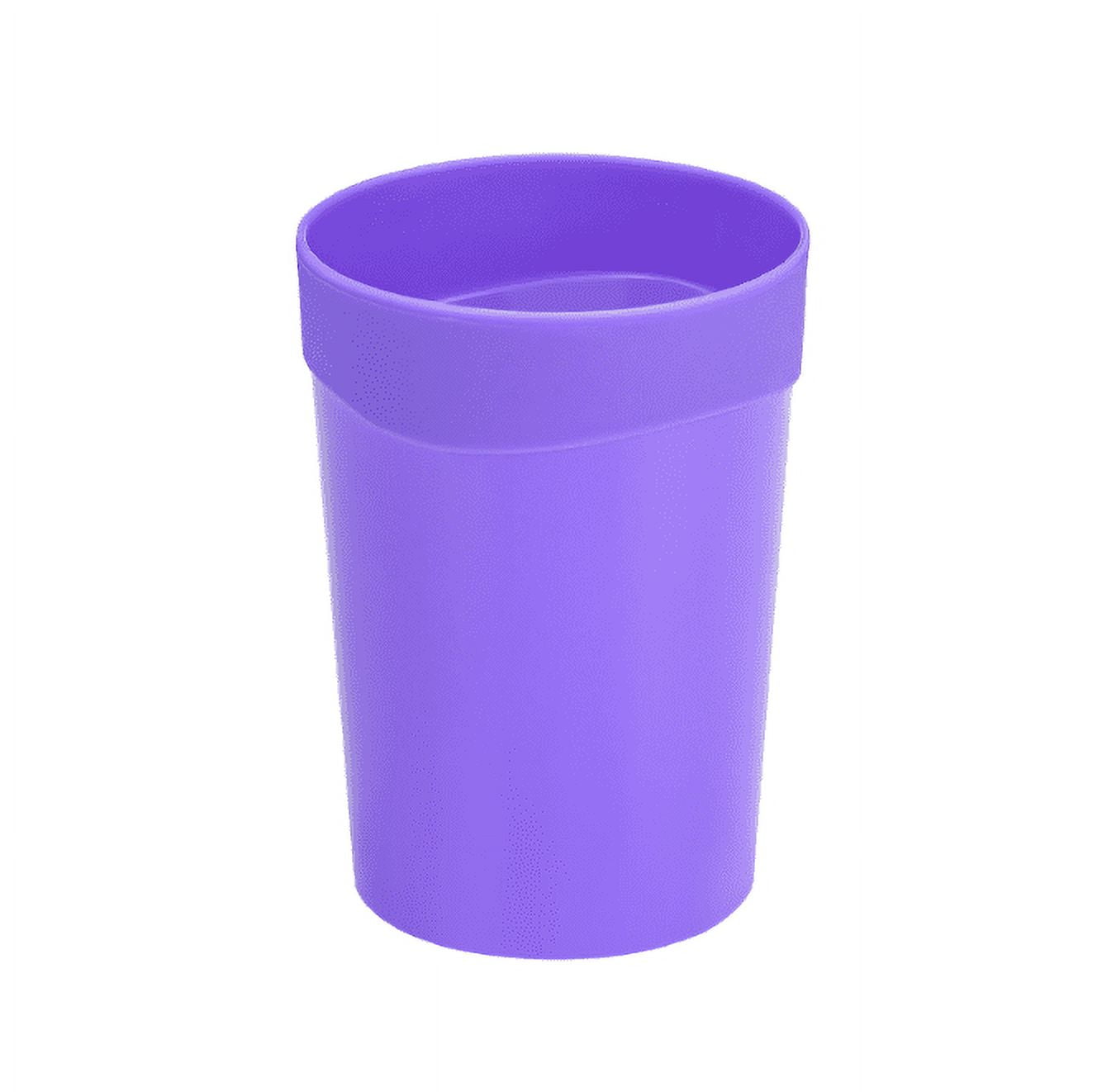VANSINHO Large Plastic Cups Set of 12 BPA-Free Dishwasher Safe Colorful Unbreakable 35-ounce Mixed Drinkware Tumbler