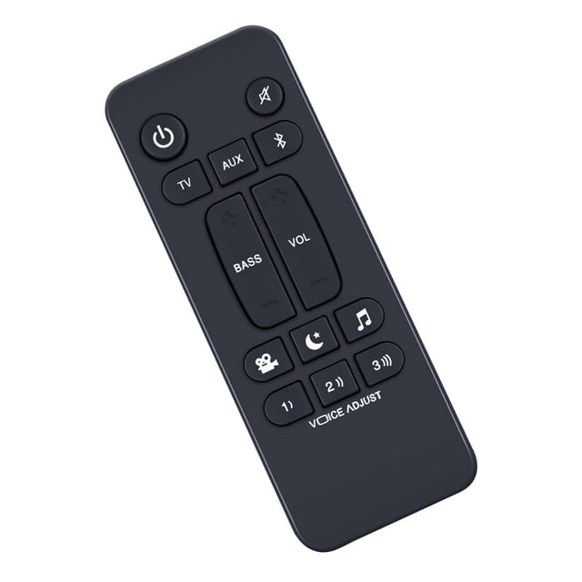 TAPDRA Télécommande de Barre de Son pour Signa S4 RE6214-1 Barre de Son Ultra Mince 3 Modes Aucune Programmation Requise Plastique Noir