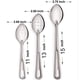 thumbnail image 2 of Conjunto Premium de 3 Cucharas de Acero Inoxidable Lu Cucina Hornear Adobar, 2 of 3