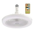 Tnobhg Socket Fan Light with Remote Control 3 Speed Settings Low Noise