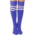 thumbnail image 5 of Striped Knee High Football Socks Soccer Hockey Sport Long Tube Stocking, 5 of 6