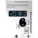 thumbnail image 2 of Reloj Electrónico Multifuncional Simple, Rectangular, con Fuente Grande, Despertador, Se Puede Colgar o Colocar de Pie B, 2 of 5