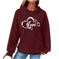 thumbnail image 2 of Qiopertar Chandail en Molleton à Manches Longues Col Rond Imprimé pour Femmes, Ample, Pull, Blouse en Solde, Livraison Gratuite à Moins de 5$, jusqu'à 90 % de Réduction, 2 of 4