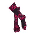 thumbnail image 5 of Leisure Hosiery 20in Lightweight Wear-Resistant Sweat-Wicking No Heel For Home Office Daily Use Darkmagenta Geometric Patterns_1, 5 of 8