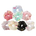 thumbnail image 4 of Scrunchie de pelo satinado para mujer 8x Scrunchies De cabellero Elástico Bobbles Cuerda Hairband Surtido Multicolor como se describe Magideal Scrunchie de pelo satinado para mujer, 4 of 7