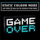 thumbnail image 4 of Game Over Pixel Light de 8 bits, luz ambiental que cambia de color y responde al sonido Sincero Electrónica, 4 of 5