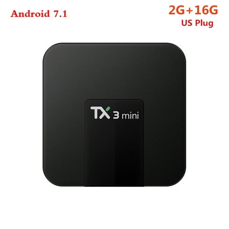 4K Smart TV Box Amlogic S905W WiFi Android 7.1 2G+16G 4K HD 1.5GHz Set-top TV Box 2.4GHz Media (Best Live Tv App For Android Box)