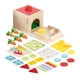 thumbnail image 1 of Caja de monedas de juguetes Montessori de madera, habilidades motoras finas Montessori, caja de caída de bolas, juguetes de clasificación y, 1 of 9