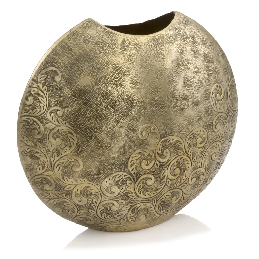 5" x 15" x 13.5" Gold/Small Round Vase