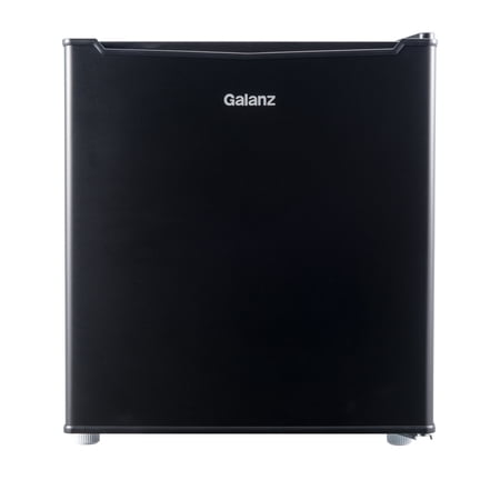Galanz 1.7 Cu ft Single Door Mini Fridge, Black