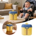 thumbnail image 2 of 12.5cm/4.92in Baby Formula Dispenser, Double Layer Milk Powder Container with Built-in Spoon Holder, Leak-proof Portable Feeding Box for Home & Travel, 2 of 7