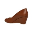 thumbnail image 4 of Zapatos Mujer lisos plataforma baja tipo piel Casual/Formal cafe 24 Incógnita 040DD5, 4 of 5