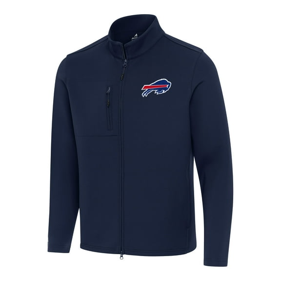Men's Antigua Navy Buffalo Bills Objection Full-Zip Jacket