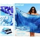 thumbnail image 4 of Paquete de 2 toallas de playa de microfibra Widdonen, ligeras, sin arena, 4 of 7